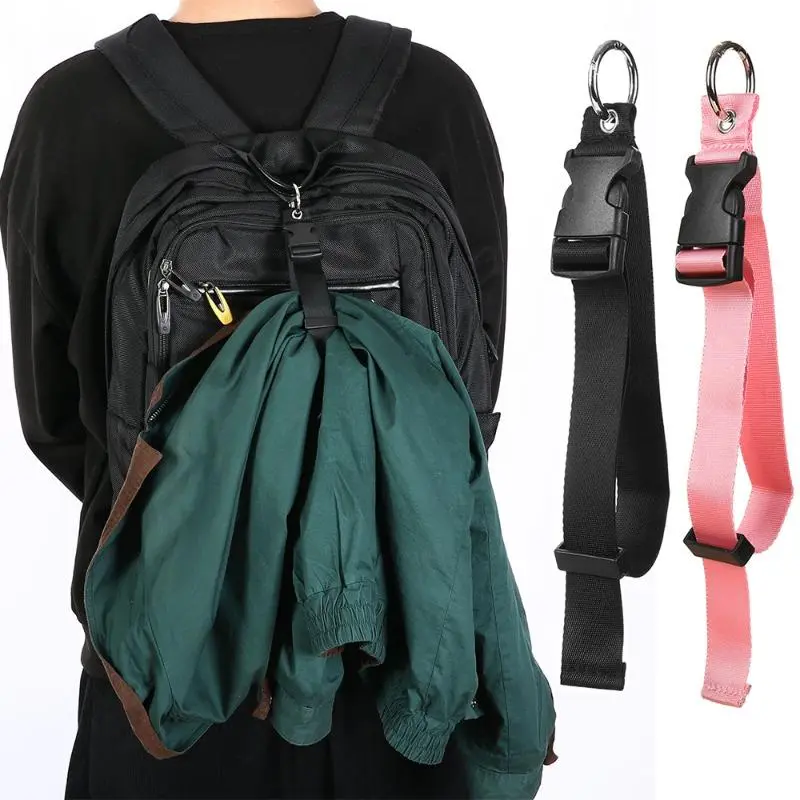 Portable Black Blue Nylon Anti-theft Luggage Strap Holder Gripper Add Bag Handbag Clip UseTo Carry Multitool Outdoor Small Tools Multifunction Straps