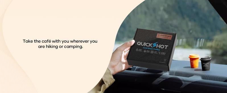 Quickshot 100% Arabica Cold Brew - 9 Flavorful Espresso Caps!  Single-Origin & Freeze-Dried for Maximum Freshness