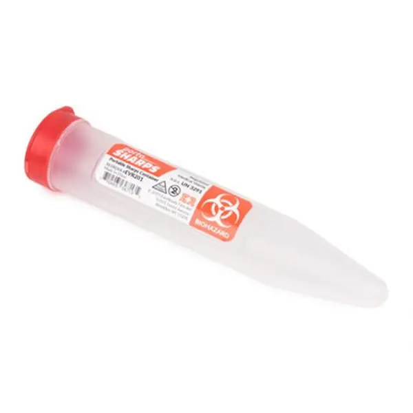 Portable Sharps Disposal Container