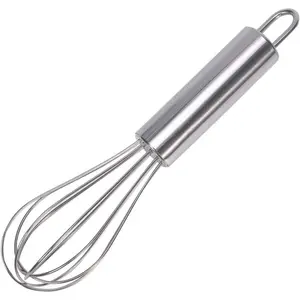 Stainless Steel Small Whisk For Cheese, Coffee, Eggs, Very Handy (6 Inches)