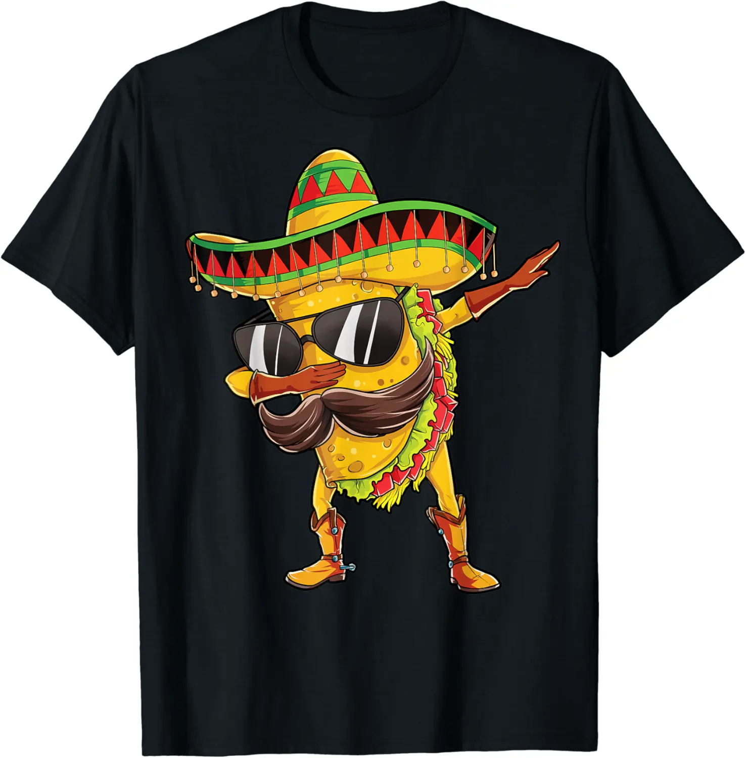 Dabbing Taco Funny Cinco de Mayo Mexican Men Food Lover Dab T-Shirt - Nicolelebro Shop 90B07QRZ8W99
