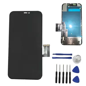 iPhone 11 LCD Screen Replacement 6.1 Inch with 3D Touch Display, Complete Digitizer Assembly and Repair Tools, Compatible with A2111 A2223 A2221 Models