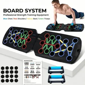Push-up board fitness, portable and detachable 15-in-1 home gym push-up bar, multi-functional push-up stand, professional strength training equipment, suitable for both men and women