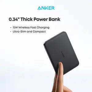 【Magnetic Power Bank】Anker Nano 5,000mAh Magnetic Power Bank, Qi2 15W Max Wireless Portable Charger, Ultra-Slim MagSafe-Compatible Battery Pack for iPhone 17-12#DealsForYouDays