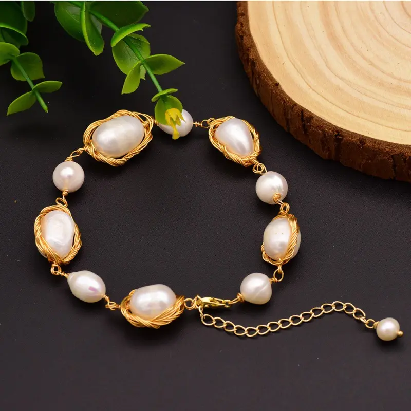 Baroque Pearl Bracelet Style 2