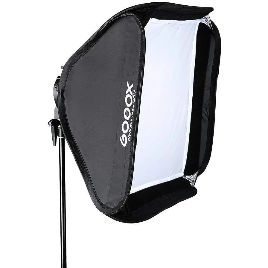 Softbox 32''x32'' 80CMx80CM Fast-Setup Foldable Bowens Mount Softbox, Photography Lighting Softbox for Camera Flash Photography Studio Flash