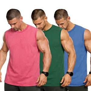3 Pack 90s Graphic Sleeveless Tank Tops Men Vest Streetwear Outfits Men Vacation Outfits Sleeveless Shirt