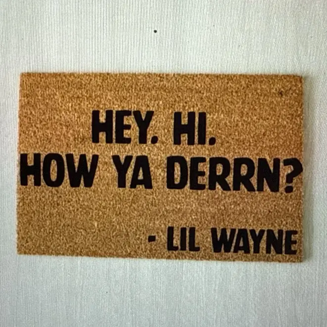 Personalized doormats room decor