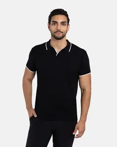 #XMW-33138 Johnny Collar Short Sleeve Sweater Polo
