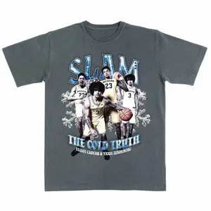 SLAM "The Cold Truth Michigan Basketball" T-Shirt, Sweatshirt, Hoodie – Elliot Cadeau & Yaxel Lendeborg Wolverines College Basketball Fan Graphic Tee 9N4