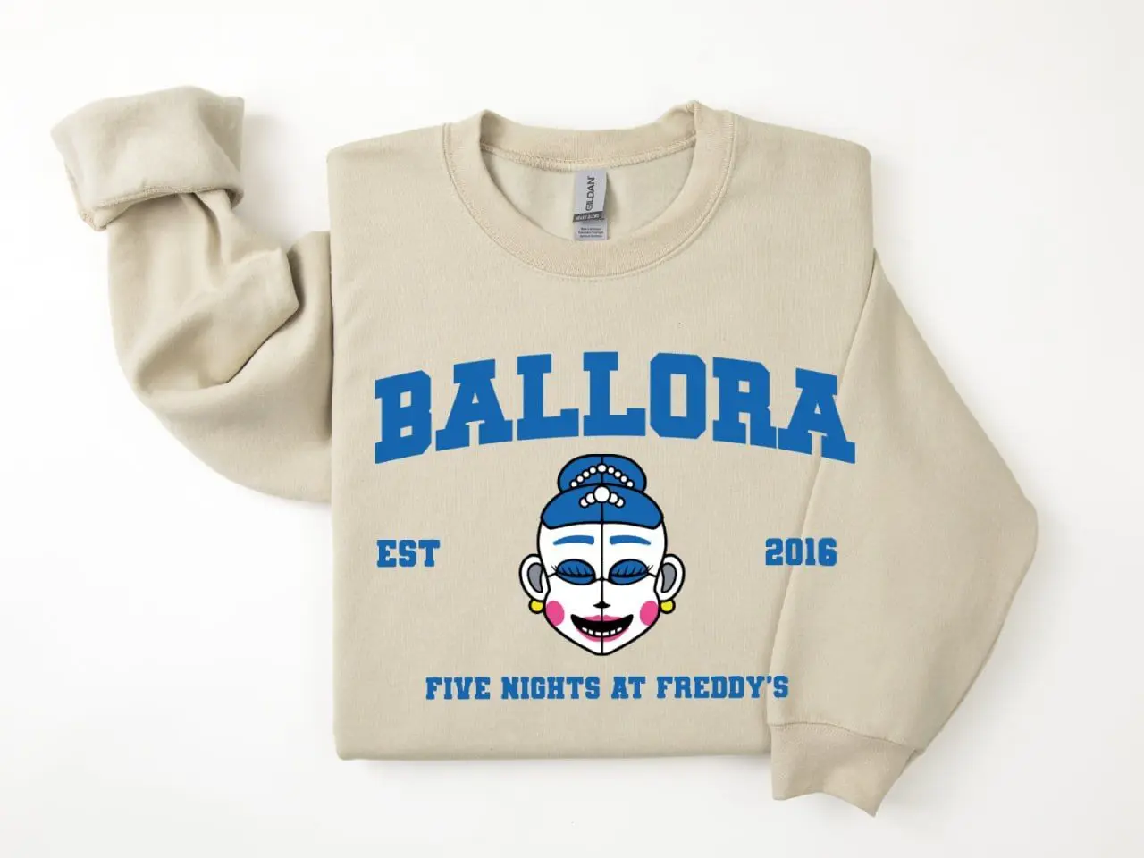 BALLORA Est. 2016 Sweatshirt, Five Nights at Freddy's Shirt, Villain Five Nights at Freddys Vintage Halloween 2025 Shirt, Horror Nights, Retro Horror Nights