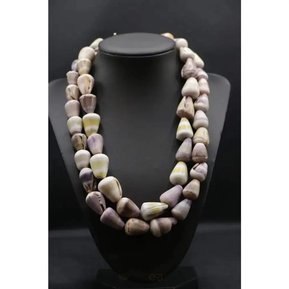 AUMOANA - Purple Cone Shell Necklace