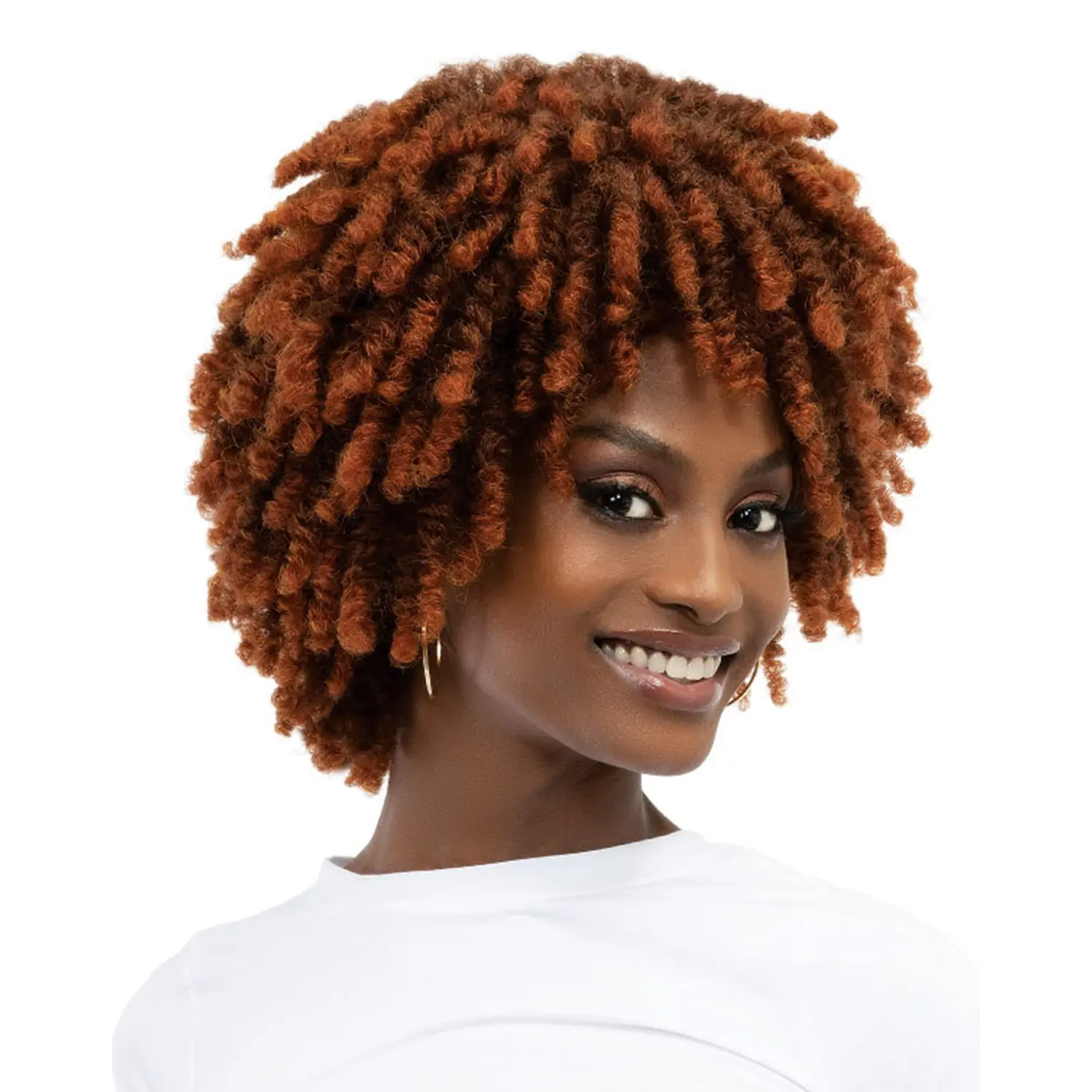 Janet Collection Kane Synthetic Afro Kinky Wig - Natural Curly Synthetic Hairpiece, Fashion Accessory (Note: Hair May Tangle)