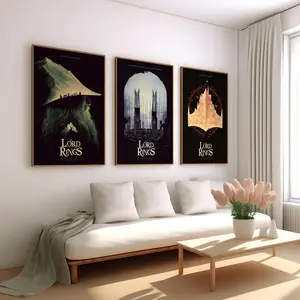 Lord of the rings  Art  Art prints Trilogy LotR Wall Art, Minimalist, Lord of the Rings Gift
