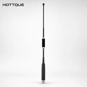 AL800 Dual Band VHF/UHF High Gain Antenna for Handheld Ham Radio, 144/430MHz Portable Replacement Walkie Talkie Antenna, Low SWR Strong Signal Upgrade for Two Way Radios, Camping, Hiking, Off-Road Travel & Emergency Preparedness
