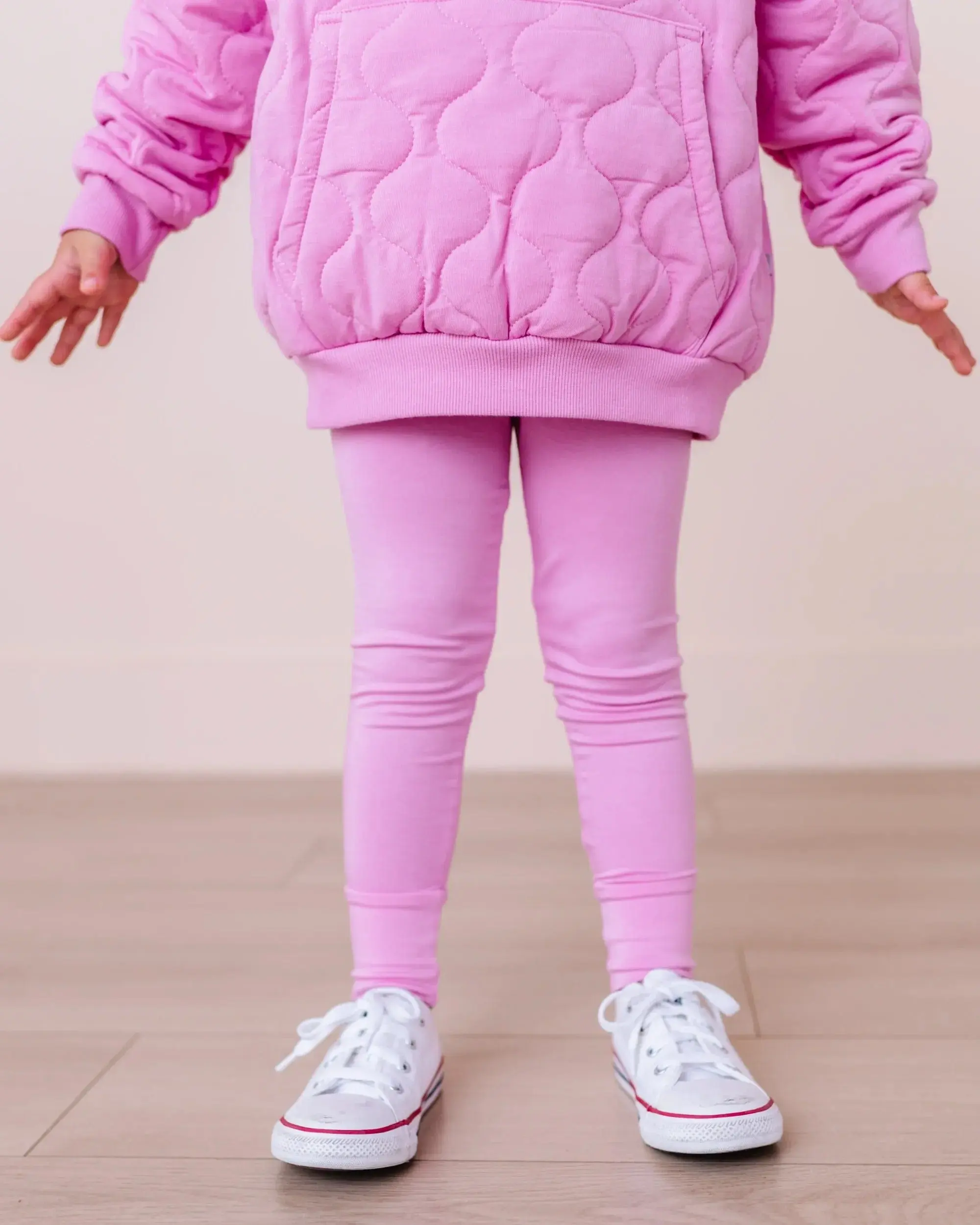 Candy Pink Bamboo Leggings