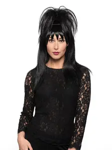 Enigma 00051 BLK Beetlejuice Goth Lydia Wig, Black