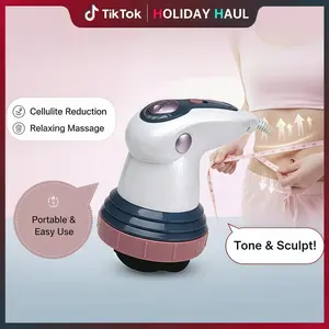 【Perfect Gift for Women】Zero Queen Massager, equipped with 3 massage heads - targeted at abdomen/waist/arms, easy to clean, great gift for women, perfect choice for Valentine's Day