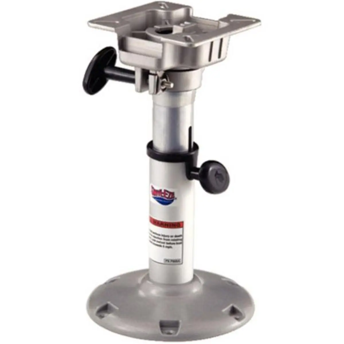 Attwood 2385400 Aluminum Marine Pedestal Mount Boat Seat - 360-Degree Swivel Base, 14-20 in. Mount, 400 lbs Load Capacity, Swaged & Welded Posts, Underside Ribs for Strength, for Boating Fishing, Boat Accessories, 400Lb