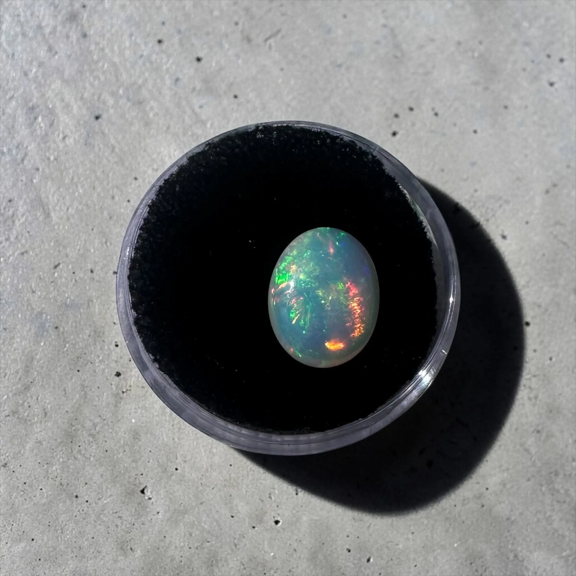 2.81 ct Natural Ethiopian Welo Opal Cabochon | Multi-Fire High-Grade Oval