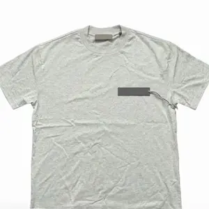 Light Oatmeal Wardrobe Essentials T-Shirt - Men's Oversized Cotton Tee, Heavyweight Streetwear Short