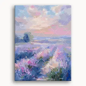 Colorful Garden 3 Paint by Number Kit for Beginners Canvas Art with Canvas Numbered Instructions Paints Brushes Easy to Use for Relaxation and Creativity