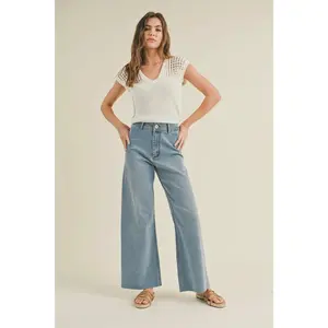 Blake - Straight Wide Leg Jeans