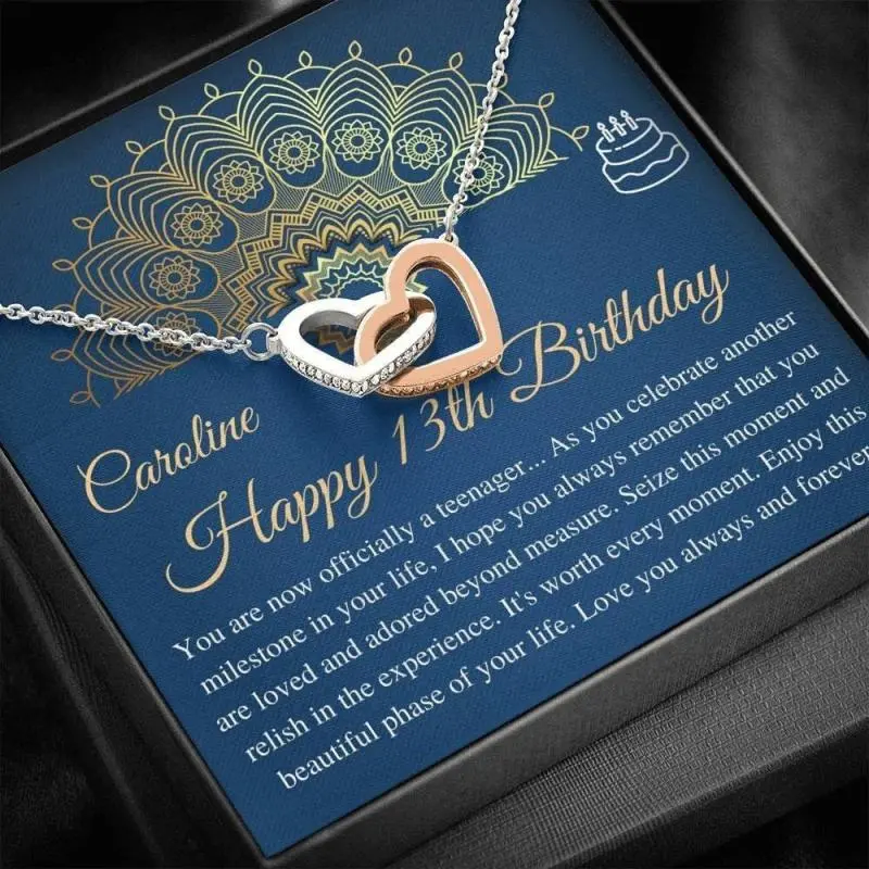 13th Birthday Neaklace Birthday Girl Gift Teen s 13th Birthday Jewelry Thirteenth Birthday necklace Gift for 13