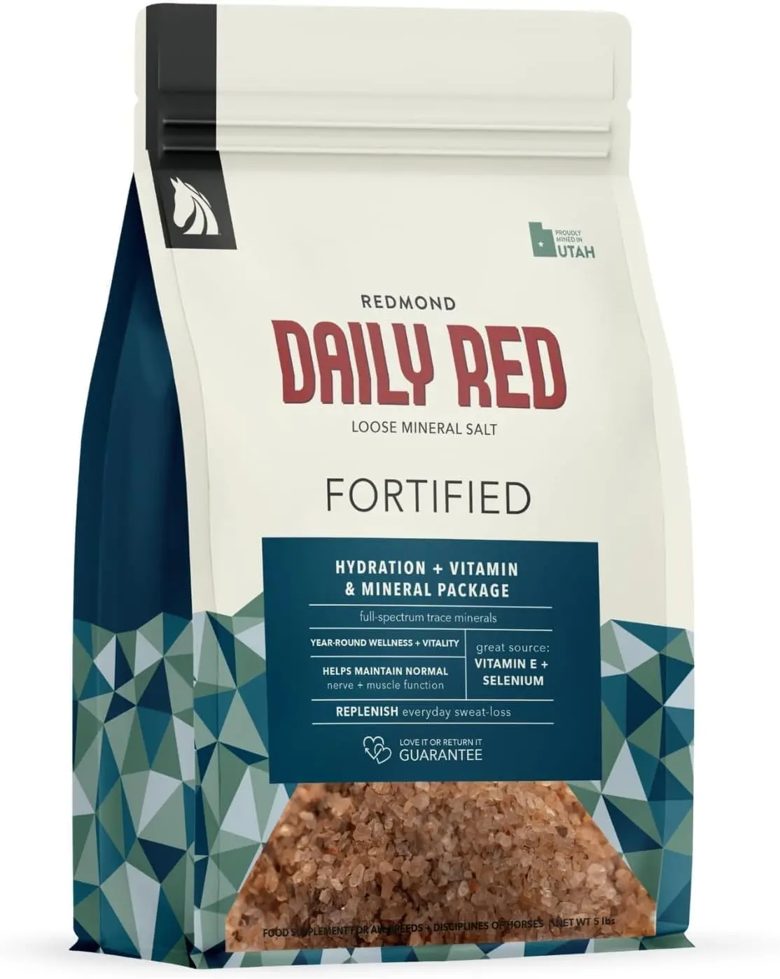 Daily Red Complete Wellness, Fortified Mineral Mix Supplement for Horses (5 LB)