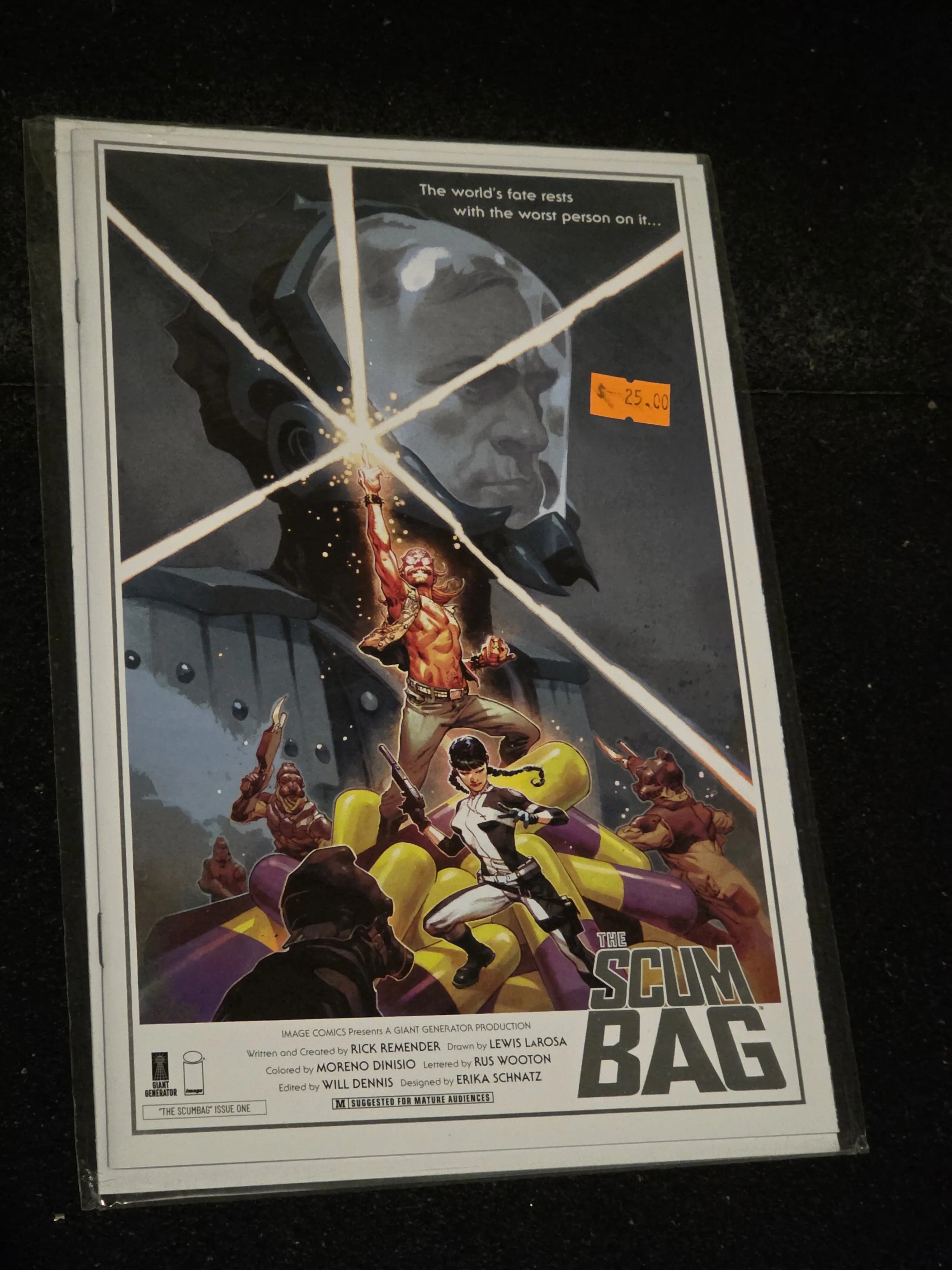 Scumbag #1 1:50 Silver Foil Jerome Opena Variant Image Comics Remender