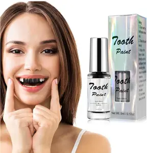 Black Tooth Paint,Professional Black Out Teeth Makeup,Quick Dry & Realistic, for Cosplay,Rotten Teeth Makeup and Missing Teeth SFX for Halloween Art Theater
