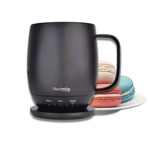 Nextmug - Temperature-Controlled, Self-Heating Coffee Mug (Black - 14 oz.) Drinkware Set Drinkware Set Drinkware Set Cup Tumbler