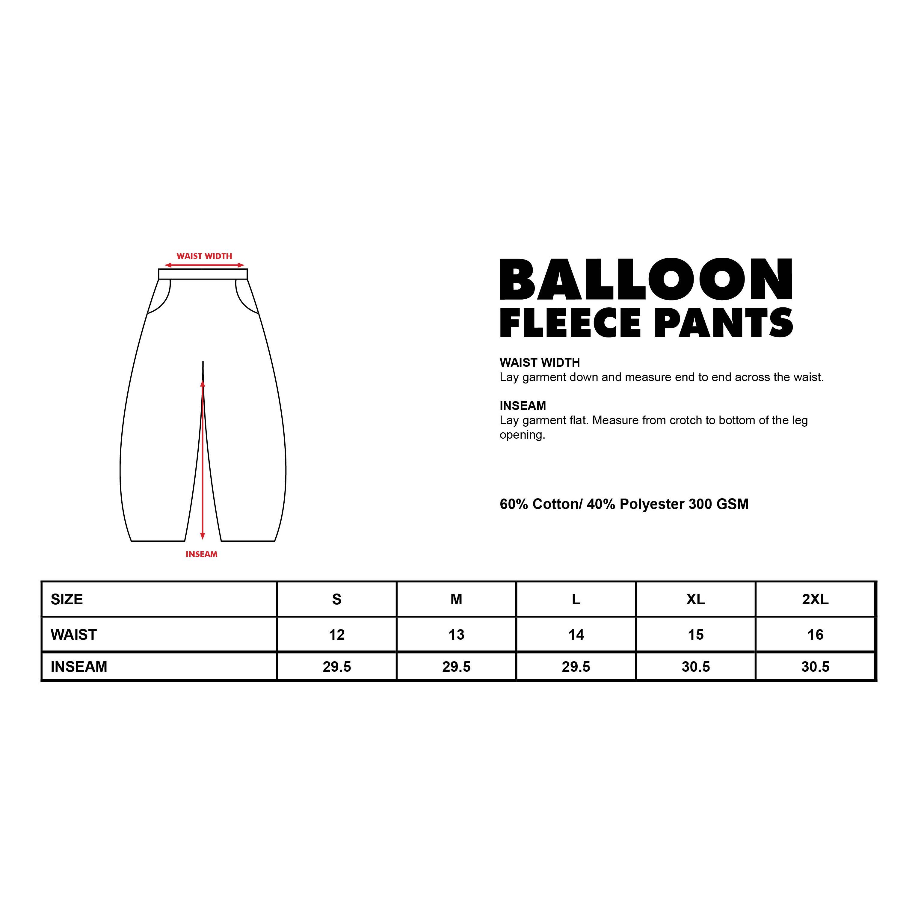 Balloon Fleece Pants