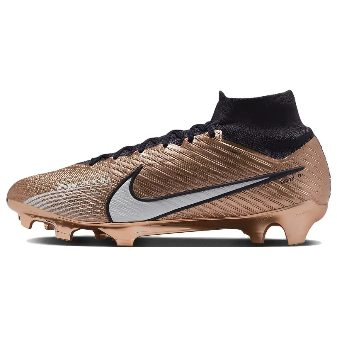 Men's Superfly 9 Elite Firm Ground Soccer Cleats - Zoom Air Technology, Generations Pack, Metallic Copper Finish, FG Studs