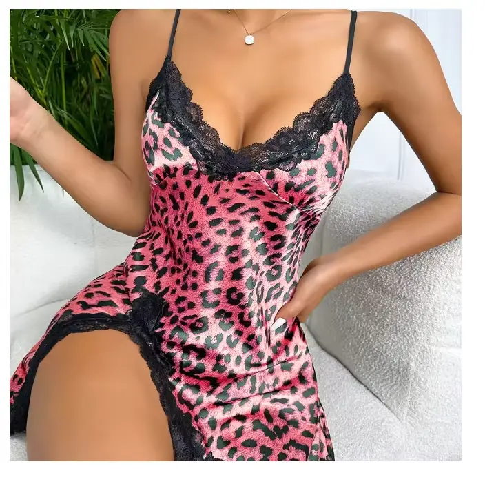 Women Satin Lace Night Dress Soft Spaghetti Strap Sleepwear green sexy nightdresses - TikTok Shop Women Satin Lace Night Dress Soft Spaghetti Strap Sleepwear green sexy nightdresses - TikTok Shop