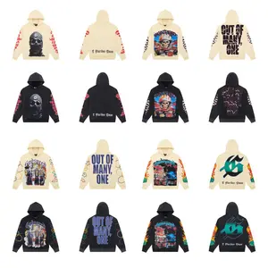 Popular fashion hooded sweater high quality retro washed old casual loose hoodie for men and women