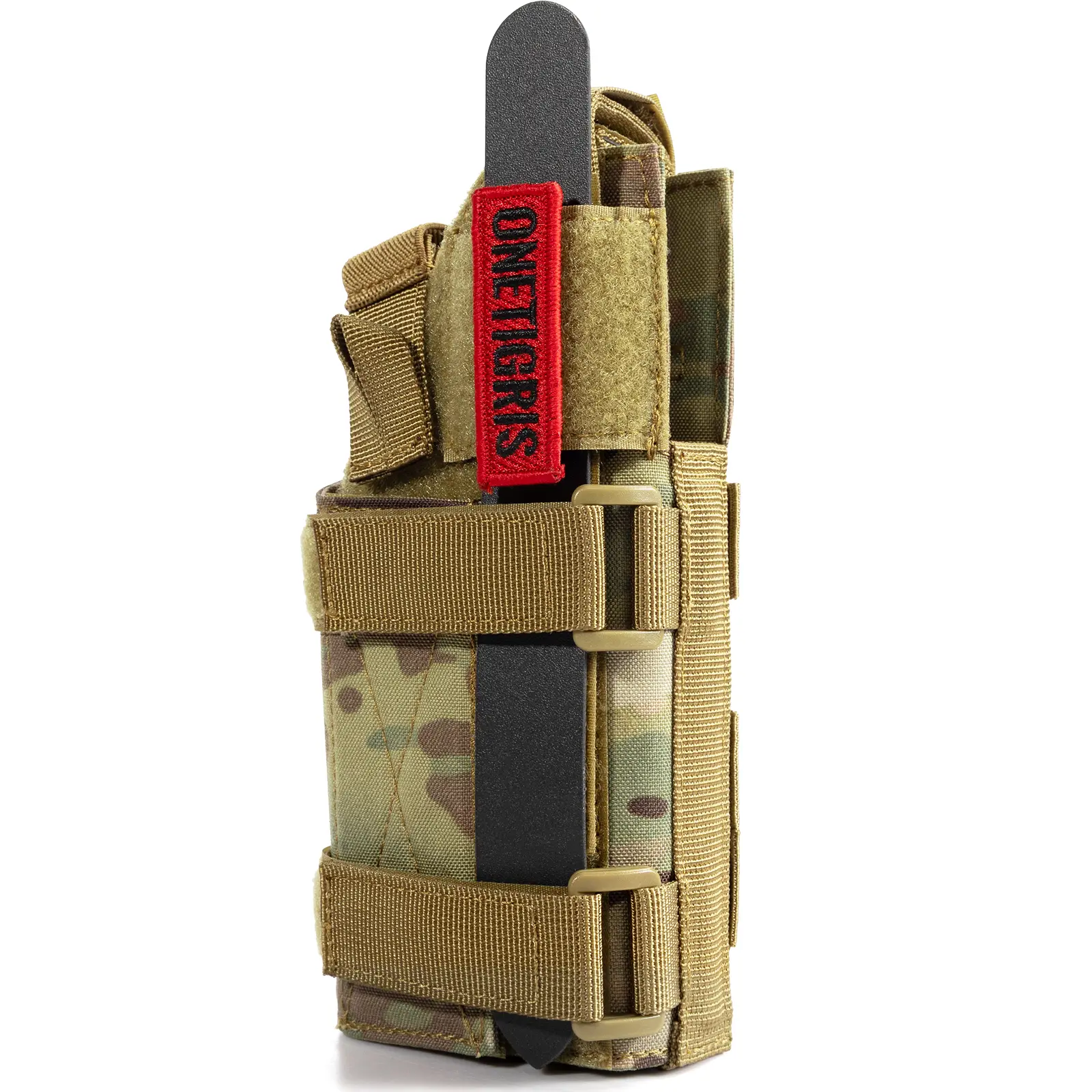 OneTigris Minimalist Pouch- Right Hand, Only Pouch Included,  Perfect Gift for Men and Father’s Day Tactical Pack Belt Bag Hiking Backpacking,With Optic,No Optic
