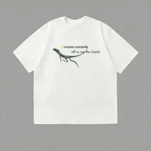 Off To See The Lizard Graphic T-Shirt Retro 90s Grunge Vintage Funny National Geographic Animal Lover Gift Cute Tee Natural Inspired Y2K Streetwear