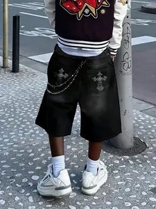 Wide Leg Denim Shorts, Best Summer Staple Fashion, Comfortable & Stylish Design, Perfect for Casual Wear