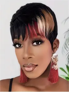 Women's 10-Inch Synthetic Wig, Natural Looking Wig, Stylish Hairpiece for Daily Wear, Perfect Gift for Holidays, Ideal for Parties and Multiple Occasions