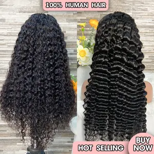 YWhair Lace Frontal Wig Vendor Straight,Body Wave,Kinky Curly,Water Wave,Kinky Curly,Deep Wave Raw Brazilian Virgin Human Hair Lace Wig, 13x4 Lace Human Hair Wigs for Black Women