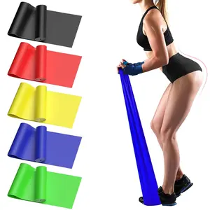 Exercise Resistance Band Set, Grip Band, 5 Counts/set Yoga & Pilates Resistance Band, Physical Therapy Exercise Band for Women & Men, Fitness Equipment for Home Gym