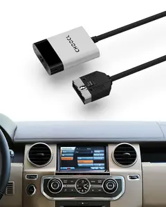 CHOOCL Bluetooth car Adapter with iPod Cable Premium Wireless Audio Adapter for Land Rover, Range Rover & Jaguar–Bluetooth Adapter with aptX-HD Sound