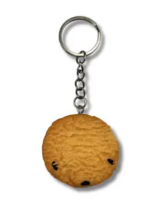 Keychain Charm: Chocolate Chip Cookie