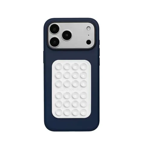OCTOBUDDY Classic Original Suction Cellphone Case - Lightweight Washable Silicone Grip Phone Accessory, Strong Suction Mount, Hands-Free Shower Holder & Selfies Tool for Smooth Surfaces (Mirrors, Windows)