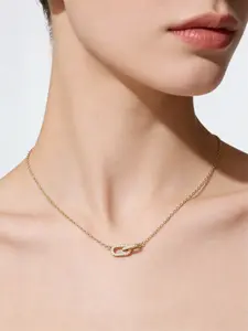 Elegant Geometric Clasp Necklace, Rhinestone Square Buckle Choker, Versatile Commuter Jewelry, High-End Accessory