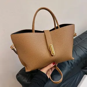 Women's Elegant Solid Color Handbag Crossbody Bag for Daily Use Casual Trendy Versatile High-quality Commuter Shoulder Bag Ideal for Commuting and Casual Outings