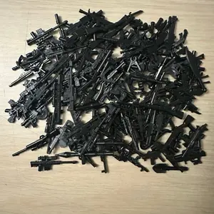 Actionfigure Plastic Weapons Mini Figure Ammo Building Blocks 50 Piece Mini Figure Set with Variety in Pieces