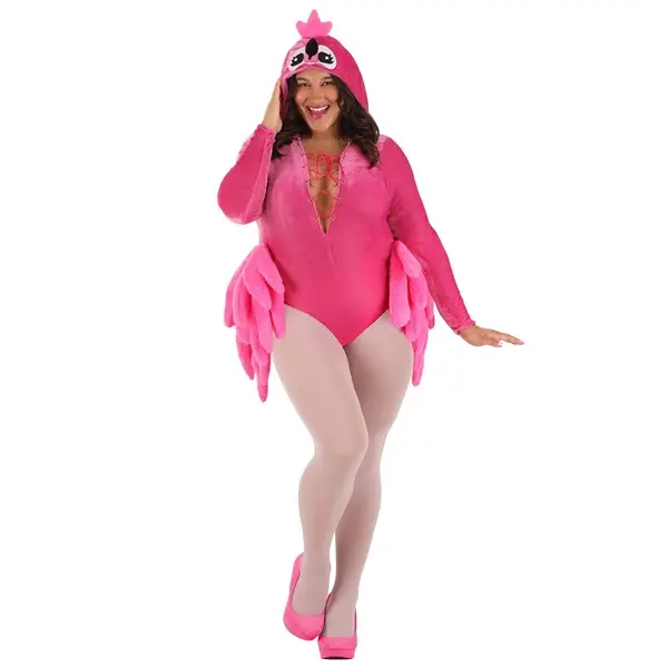 Plus Size Women's Feisty Flamingo Costume