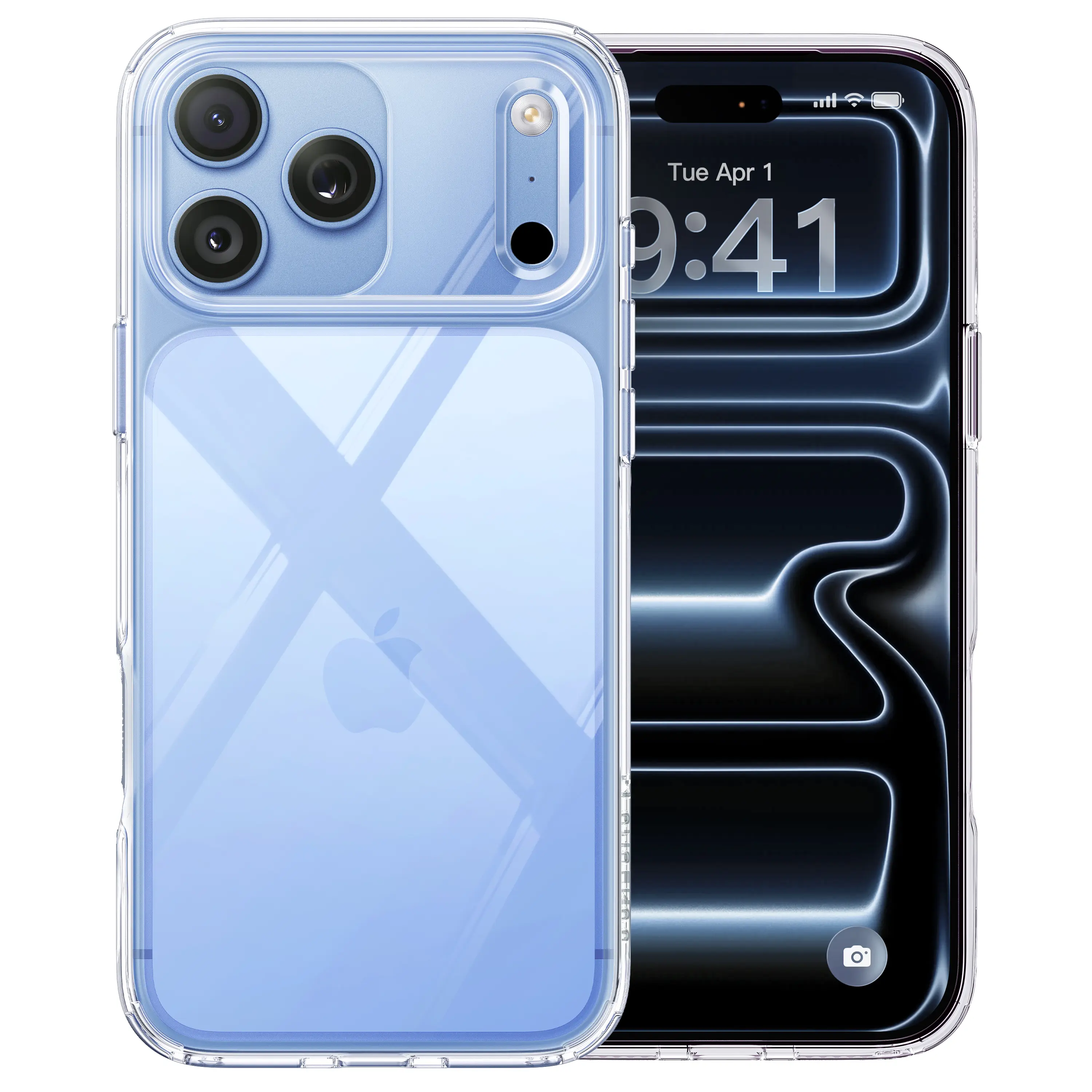 CASEKOO TPU Cellphone Case for iPhone 18/17/16/15/14 Pro Max (6.9 in) - Wireless Protector Compatible, Non-Yellowing, Rugged Drop Protection, Detachable DIY Transparent Back Cover for Mobile Devices
